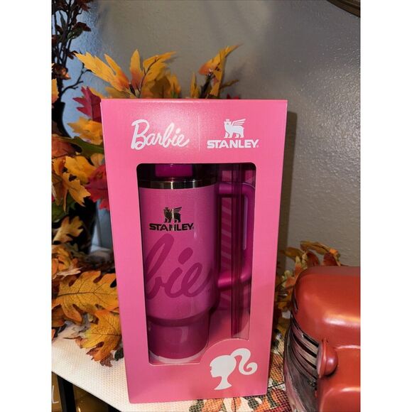 BARBIE x STANLEY Tumbler Icon 40 oz Quencher Tumbler Limited Edition‎ New In Box - Picture 1 of 6